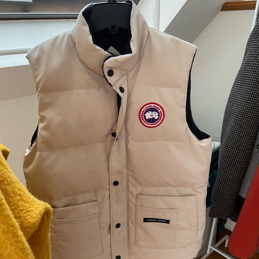 Canada Goose Beige Down Vest